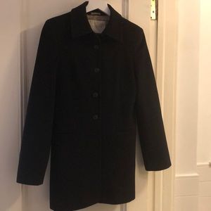 Jigsaw London black wool coat